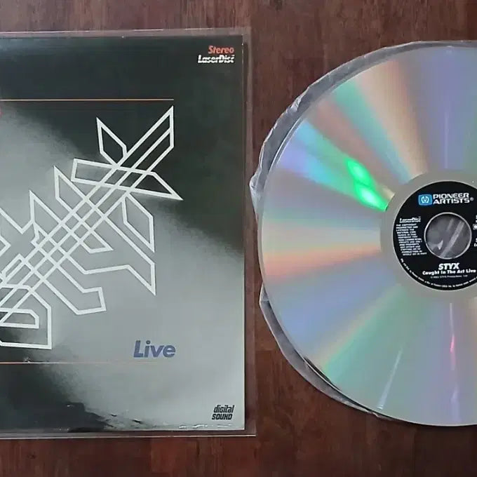[BUNJANG] Styx Live LaserDisc (LD) / 밴드 스틱스 LIVE  레이져디스크