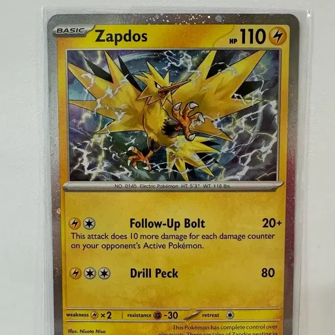 [BUNJANG] Zapdos SVP 157 Promo Card / (영판) 썬더 Zapdos SVP 157 프로모