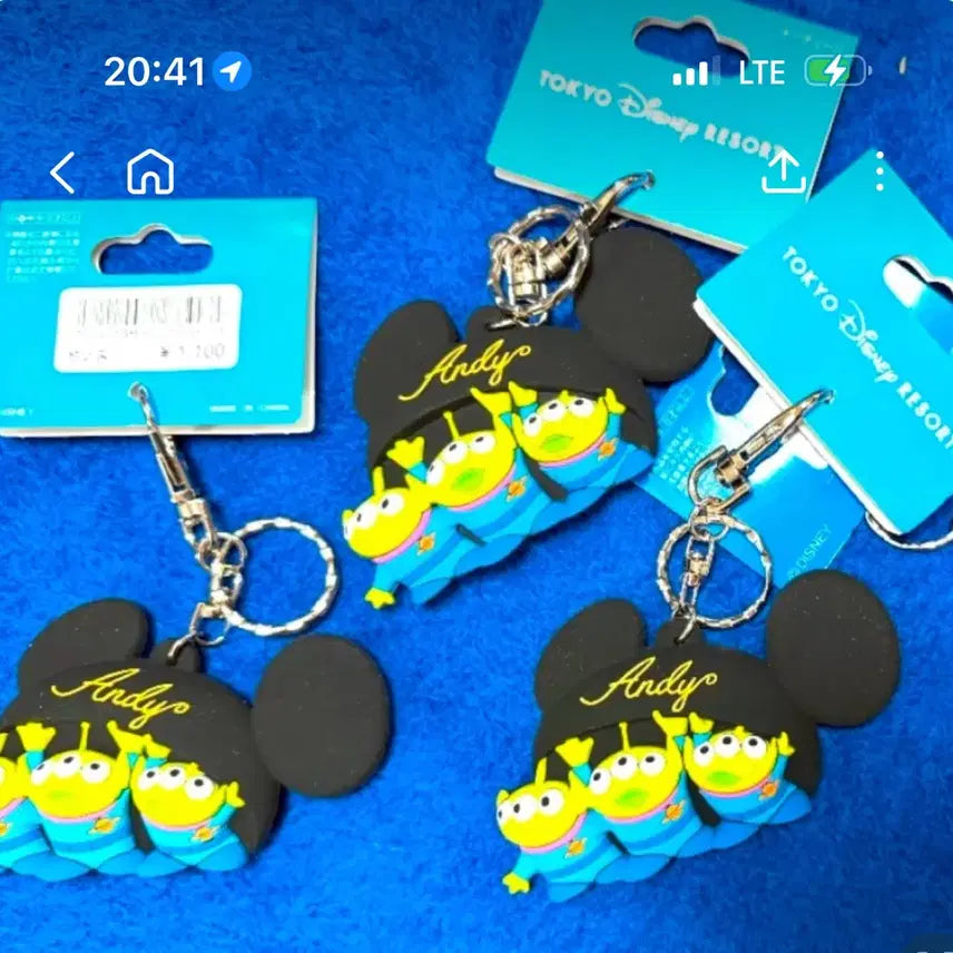[BUNJANG] Tokyo Disney Alien Toy Story Keychain / 도쿄 디즈니 알린 토이스토리 키링