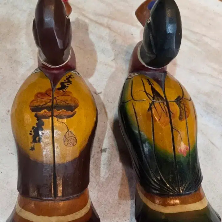[BUNJANG] Wooden Mandarin Ducks / 사이즈 좋고 이쁜 목각 원앙