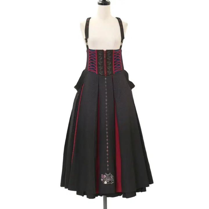 [SOLD OUT] 오늘만할인) Ozz on 오즈온 하카마 코르셋 스커트 일본풍 오리엔탈