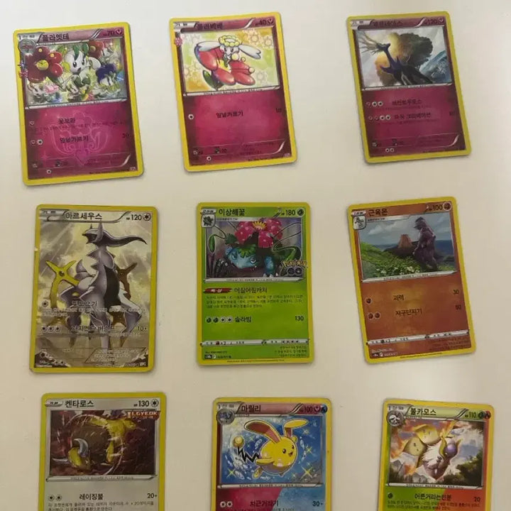[BUNJANG] Pokemon TCG Stickers / 포켓몬 카드 띠부씰