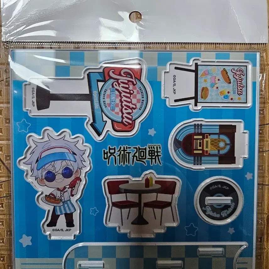 [BUNJANG] Jujutsu Kaisen Satoru Gojo Mini Acrylic Diorama Diner ver. / 주술회전 고죠 미니 아크릴 디오라마 다이너 ver 팝니다