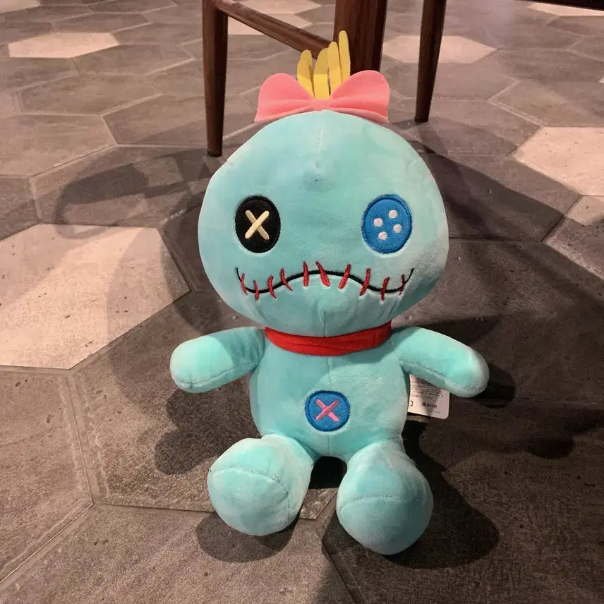 [BUNJANG] Disney Scrump Plush Toy Lilo &amp; Stitch / 디즈니 스크럼프 인형 택o 릴로 앤 스티치