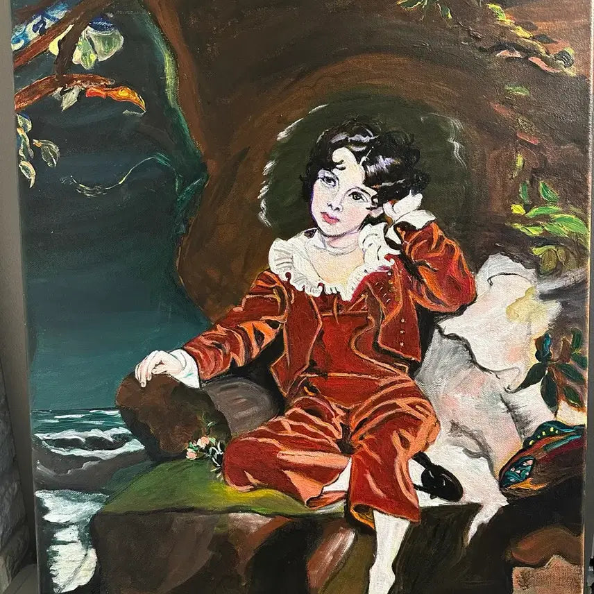 [BUNJANG] Thomas Lawrence Red Boy Canvas Print / 토머스로렌스의레드보이(캔버스)