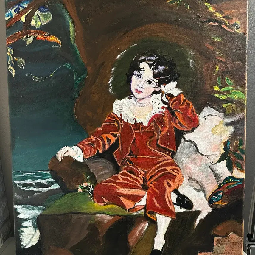 [BUNJANG] Thomas Lawrence Red Boy Canvas Print / 토머스로렌스의레드보이(캔버스)