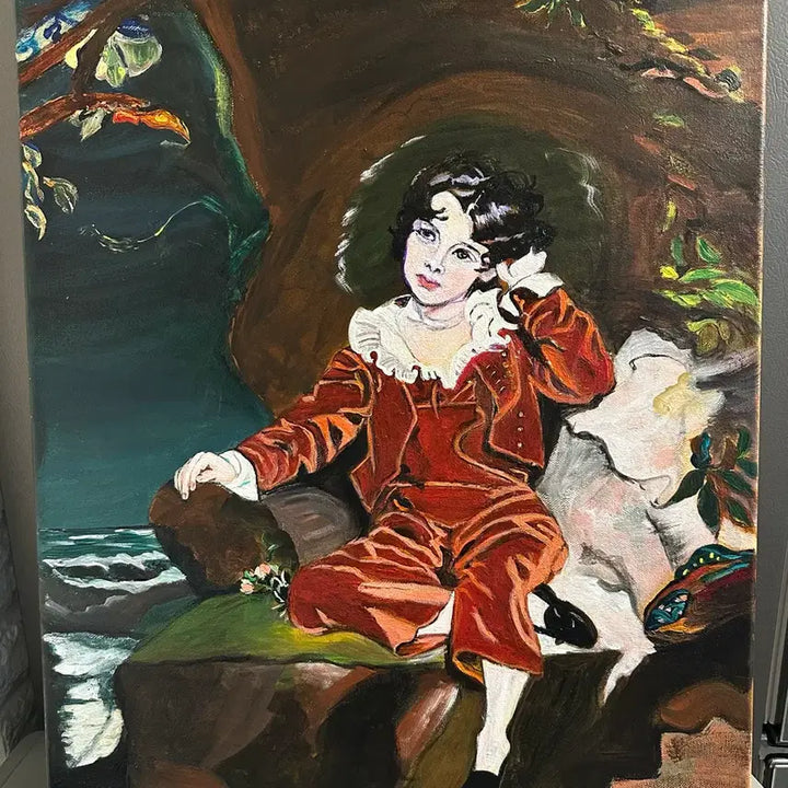 [BUNJANG] Thomas Lawrence Red Boy Canvas Print / 토머스로렌스의레드보이(캔버스)