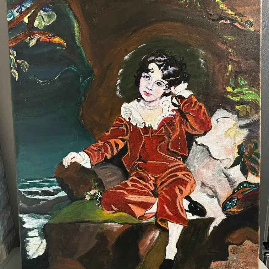 [BUNJANG] Thomas Lawrence Red Boy Canvas Print / 토머스로렌스의레드보이(캔버스)
