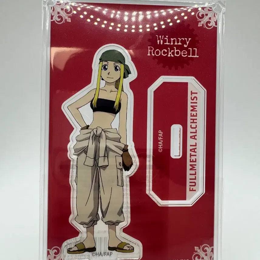 [BUNJANG] Fullmetal Alchemist Winry Rockbell Acrylic Stand / 강철의 연금술사 윈리 록벨 아크릴 스탠드