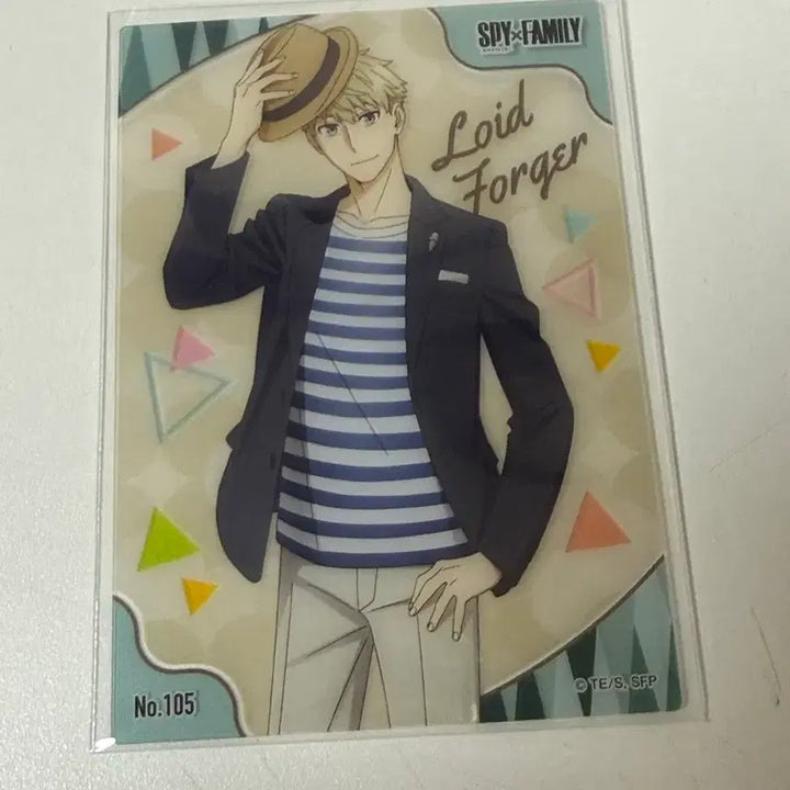 [BUNJANG] Spy x Family Lloyd Forger Clear Card / 스파페 로이드포저 클리어 카드
