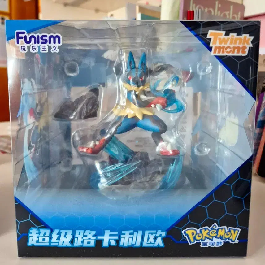 [BUNJANG] Pokemon - Mega Lucario Figure (Original, Box Included) / (정품/박스O) 포켓몬스터 퍼니즘 메가루카리오 피규어 판매