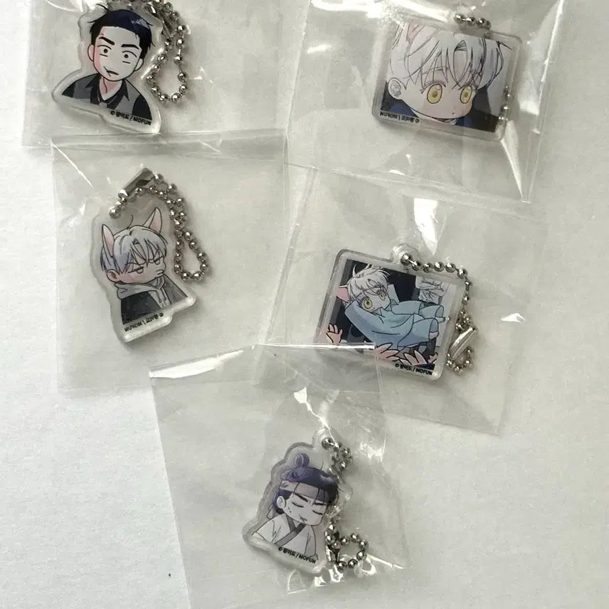 [BUNJANG] YiRiSarangSaeunNeo (이사너) Mofun Keyring Bundle Set / 이리사랑스러운너 이사너 모펀 키링 일괄