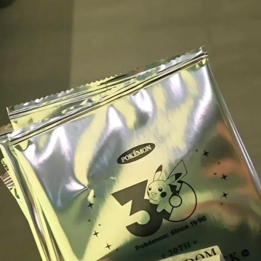 [BUNJANG] Pokemon 30th Anniversary Sticker Unsealed Pack / 포켓몬스터 30주년 기념 스티커 미개봉팩