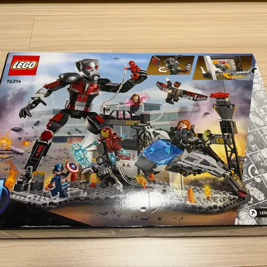 [BUNJANG] LEGO 76314 Marvel Captain America: Civil War Action Battle / 레고 76314 마블 캡틴 아메리카: 시빌 워 액션 배틀