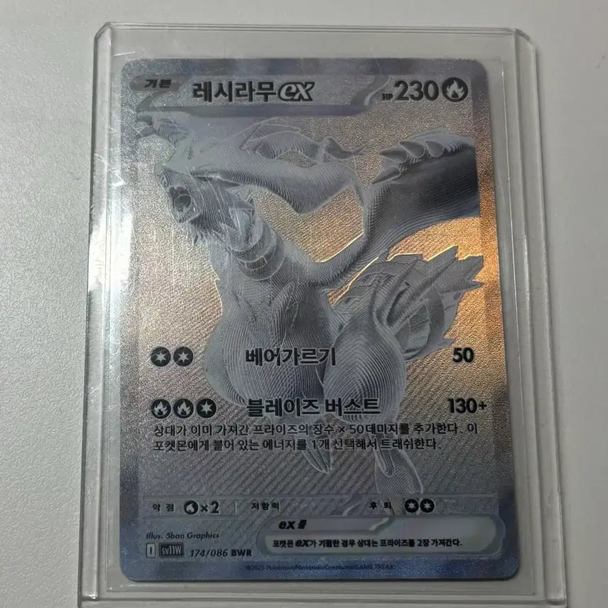 [BUNJANG] Reshiram BWR Proxy Card / 레시라무  bwr 프록시카드