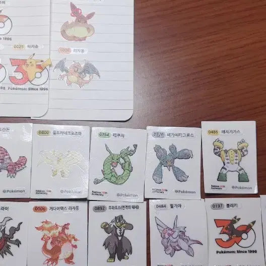[BUNJANG] Pokemon Sticker Bundle Set / 포켓몬 띠부씰 일괄