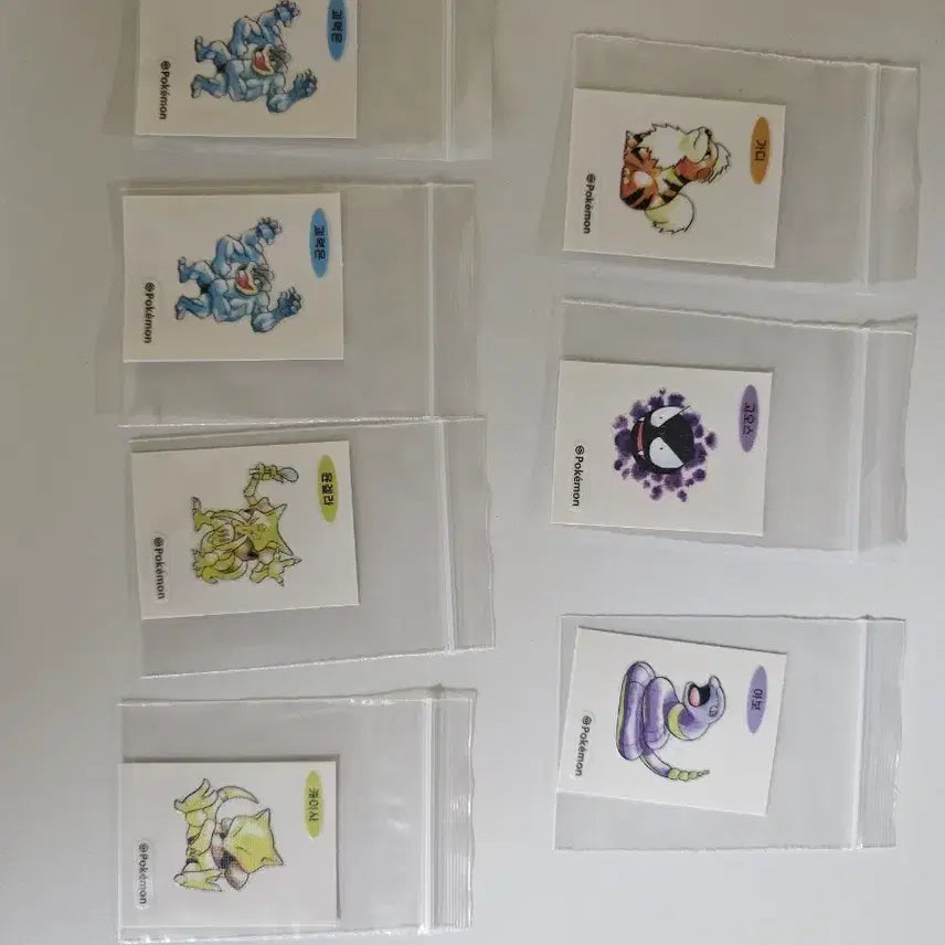 [BUNJANG] First Edition Retro Pokemon Stickers / 초판 레트로 포켓몬 띠부씰 판매