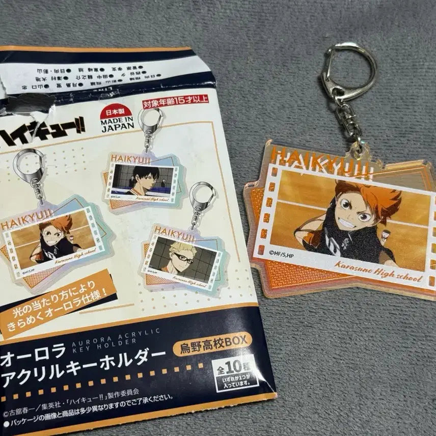 [BUNJANG] Haikyuu!! Hinata Shoyo Acrylic Keychain / 하이큐 아크릴 키홀더 히나타