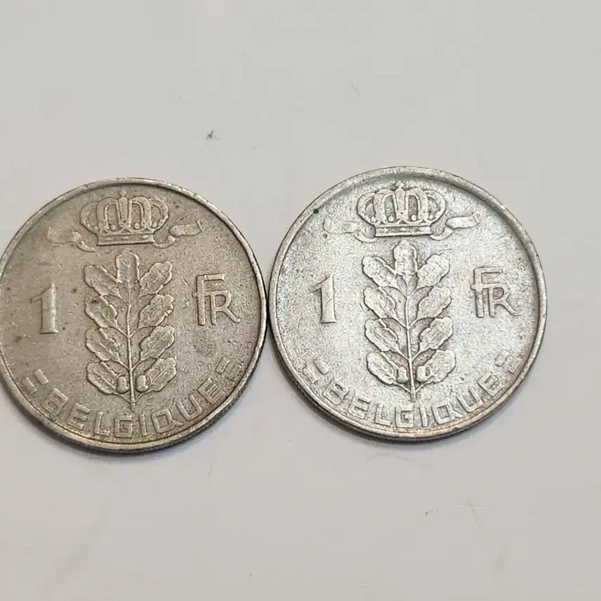[SOLD OUT] 옛날동전, 벨기에 1951년 1958년 주화 2개