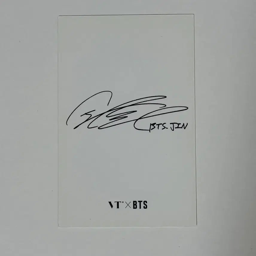 [BUNJANG] BTS Jin VT Cosmetics POB Photocard / 방탄소년단 BTS 진 JIN VT 코스메틱 특전 포토카드