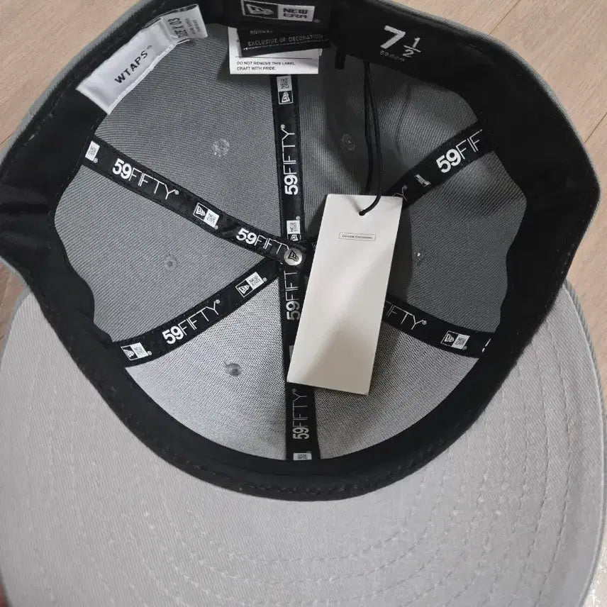 [BUNJANG] WTAPS 25AW New Era 59FIFTY Low Profile Cap Grey / 일본 더블탭스 25AW 뉴에라 59FIFTY LOW PROFILE 그레이
