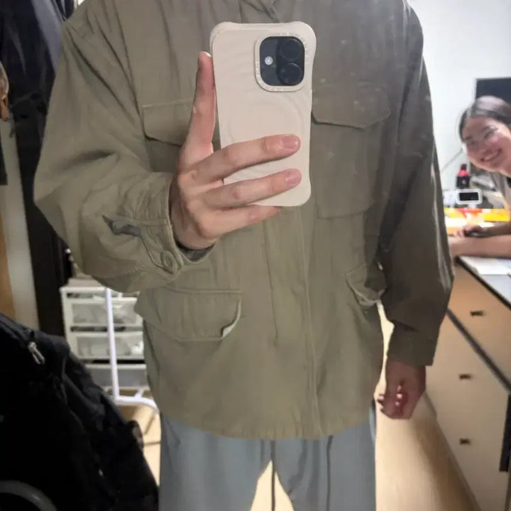 [SOLD OUT] 폴리테루 필드파카 베이지 4사이즈