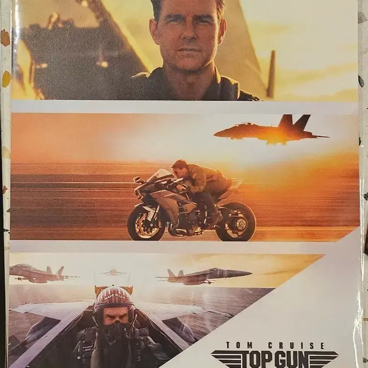 [BUNJANG] Top Gun: Maverick 40th Anniversary Re-release Wingman Poster / 탑건 매버릭 40주년 재개봉 윙맨 포스터