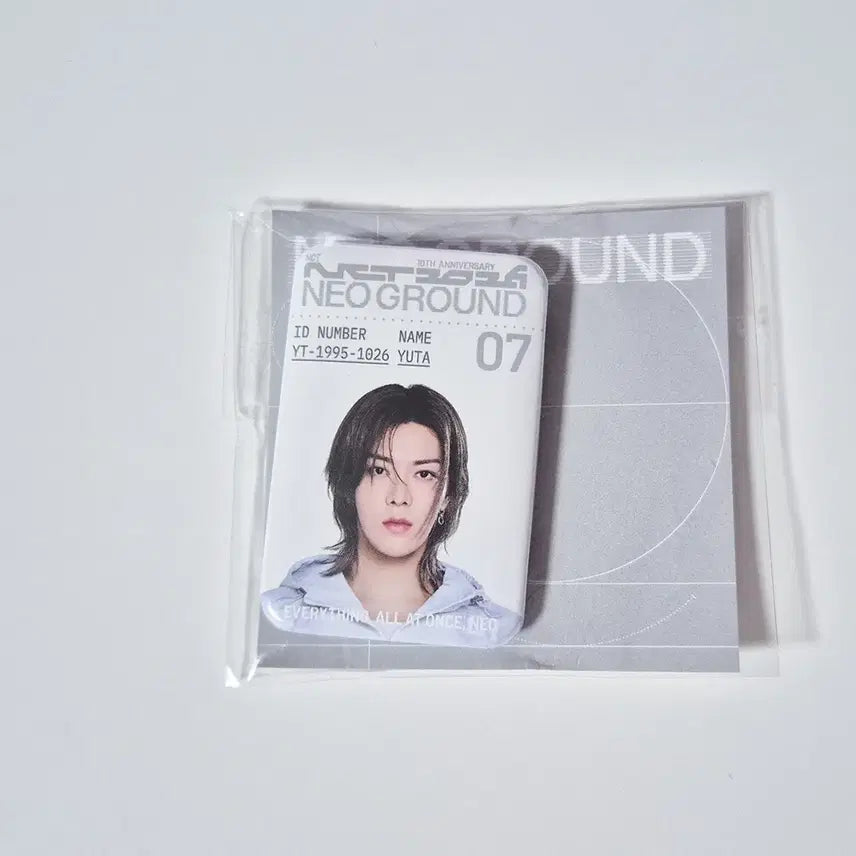 [BUNJANG] NCT 10th Anniversary Metal ID Badge YUTA / 엔시티 NCT 10주년 팝업 메탈 ID 뱃지 유타 YUTA