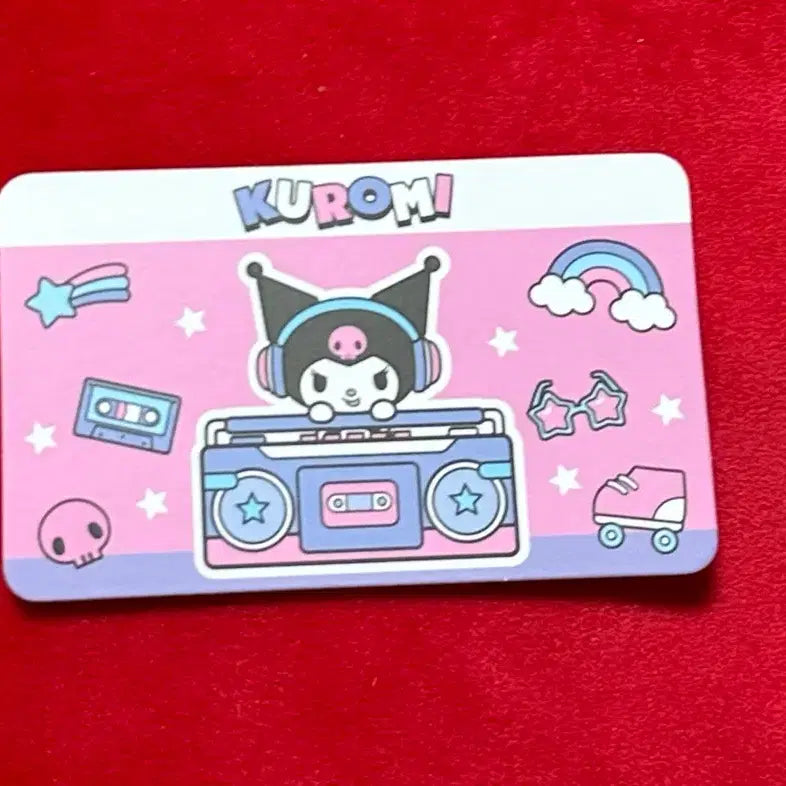 [BUNJANG] Sanrio Retro Cassette Recorder Kuromi Figure / 산리오 레트로 카세트 녹음기 피규어 쿠로미