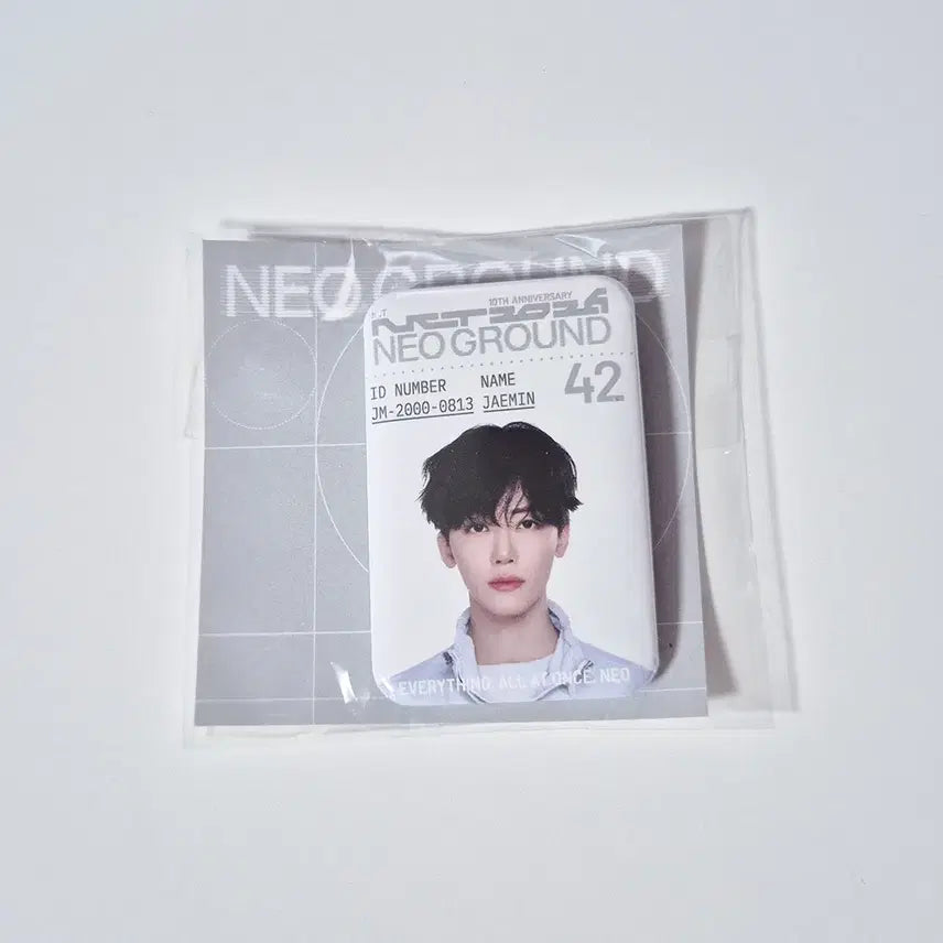 [BUNJANG] NCT 10th Anniversary Jaemin Metal ID Badge / 엔시티 NCT 10주년 팝업 메탈 ID 뱃지 재민 JAEMIN