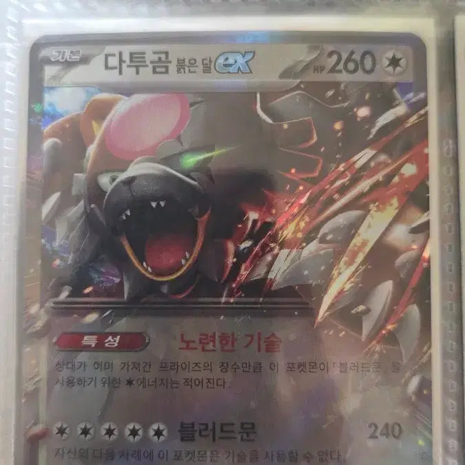 [BUNJANG] Datugom Red Moon EX RR Photocard / 다투곰 붉은 달 ex RR S급 판매