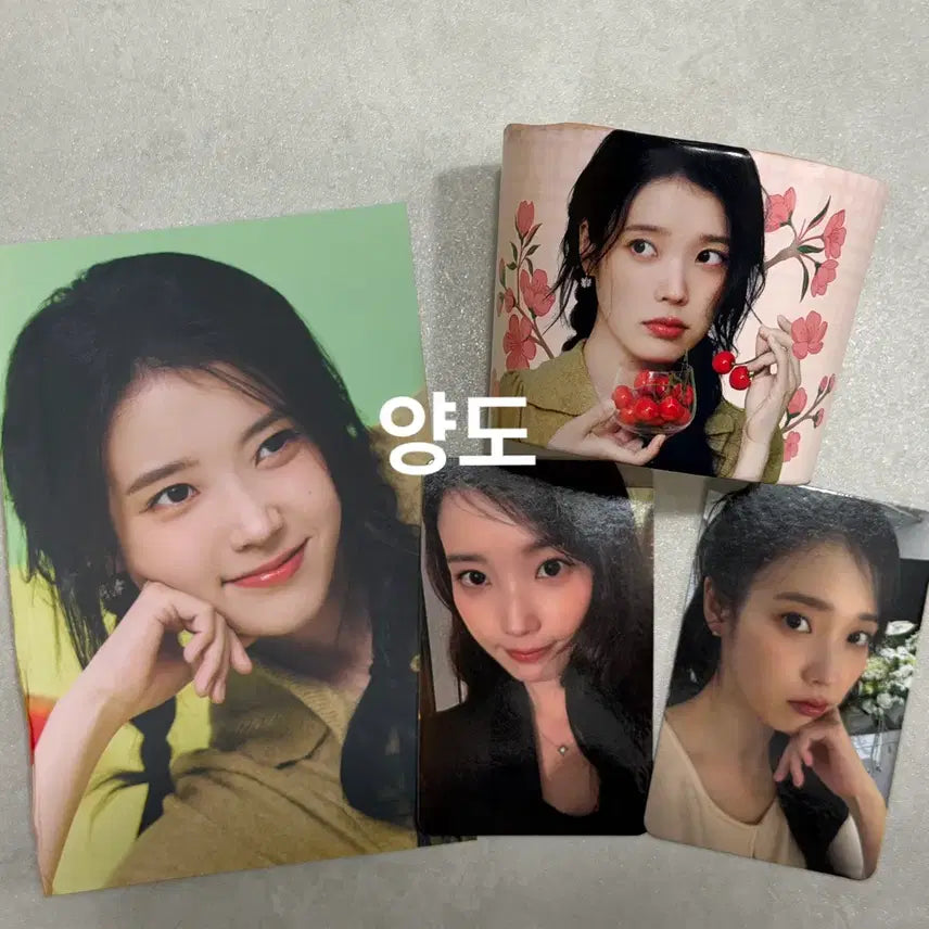 [BUNJANG] IU 2026 Birthday Lucky Draw Photocard, Cup Holder, and Postcard Set / 아이유 2026 생일 특전 포카