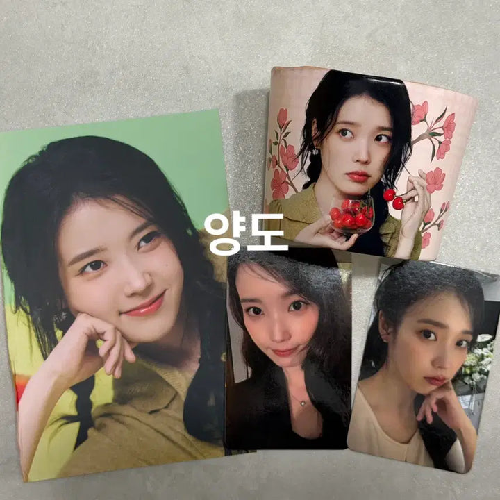 [BUNJANG] IU 2026 Birthday Lucky Draw Photocard, Cup Holder, and Postcard Set / 아이유 2026 생일 특전 포카