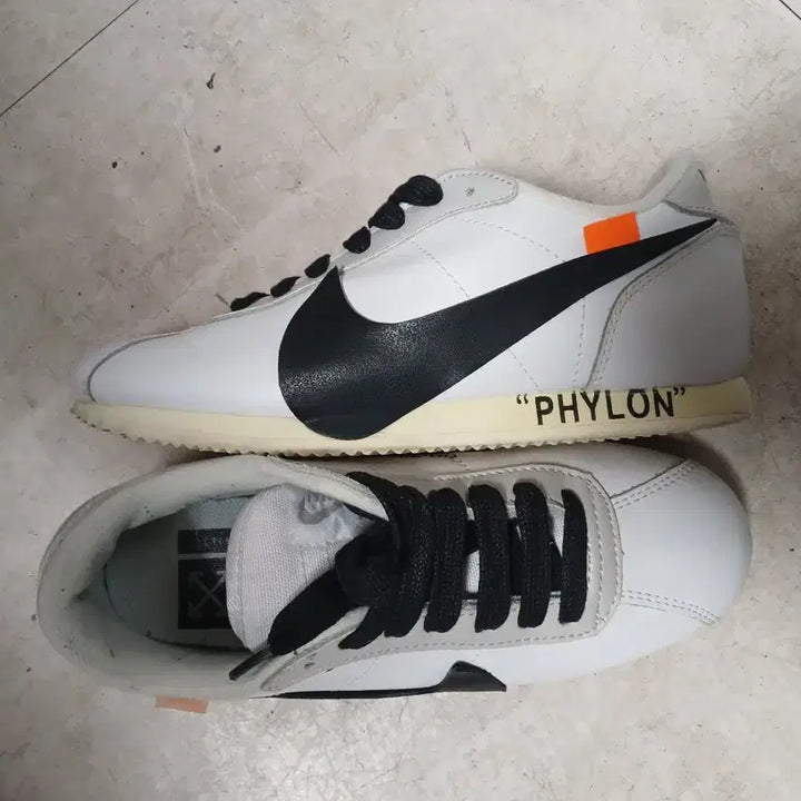 [BUNJANG] Nike x Off-White Cortez White Sneakers / 나이키 x 오프화이트 코르테즈 화이트