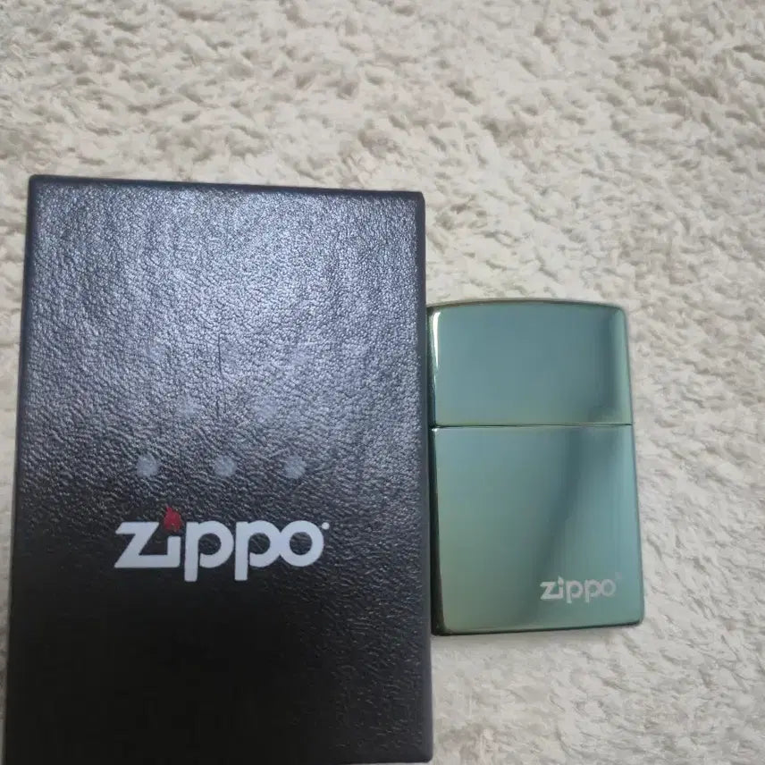 [BUNJANG] Zippo High Polish Teal Lighter / 지포 라이터 유광 민트 색상