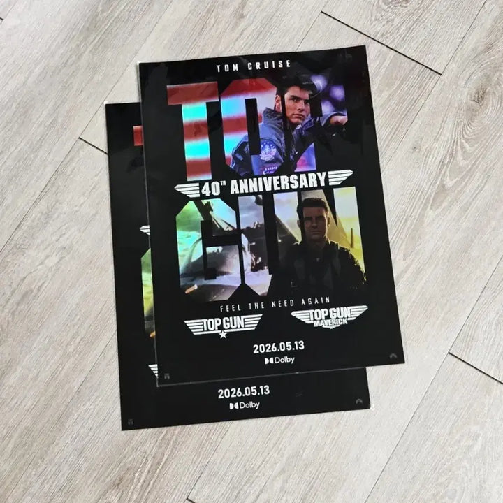 [BUNJANG] Top Gun 40th Anniversary Dolby Cinema Poster A3 / 탑건 40주년 기념 돌비시네마 포스터 A3 돌비포스터 Dolby