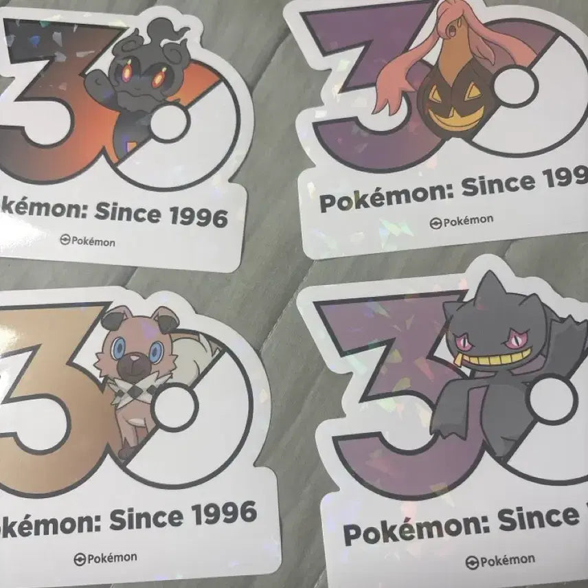 [BUNJANG] Pokemon 30th Anniversary Sticker Set / 포켓몬 30주년 스티커