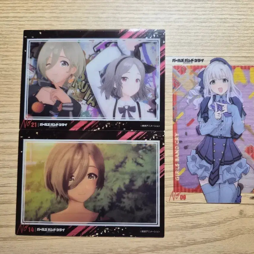 [BUNJANG] Girls Band Cry Clear Card Bundle Set / 걸즈밴드크라이 클리어 카드 일괄 판매합니다.
