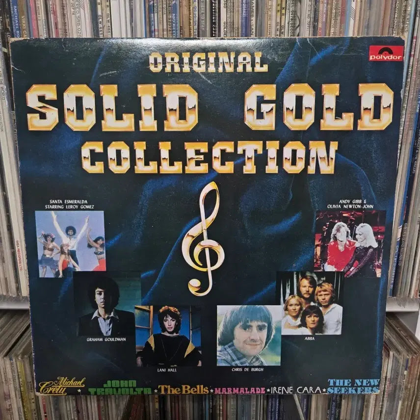 [BUNJANG] Original Solid Gold Collection Pop Songs LP Record / 골든 콜렉션 팝송모음 LP판