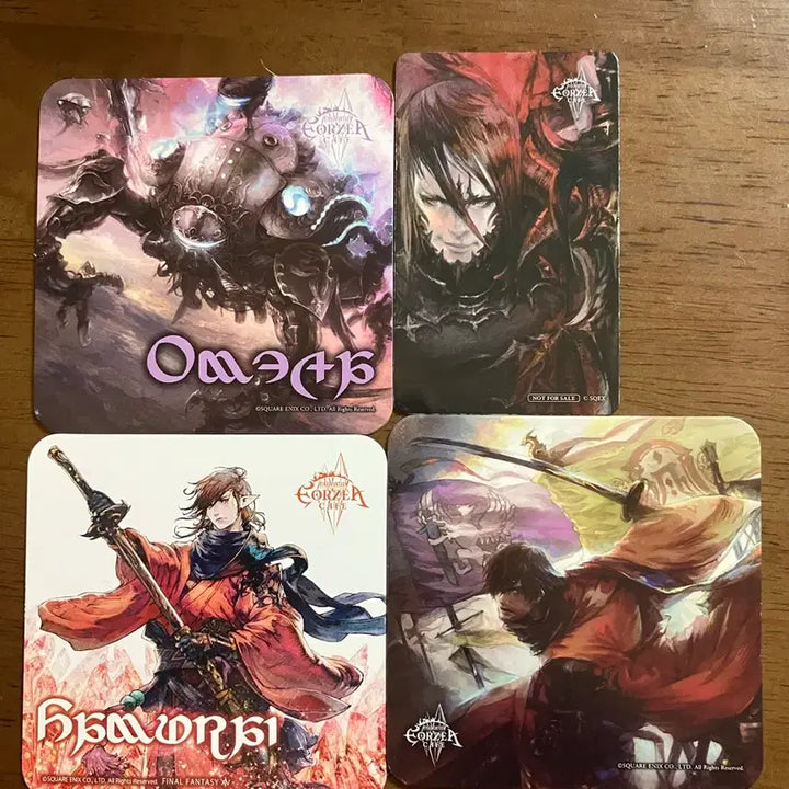 [BUNJANG] Final Fantasy Cafe Osaka Coaster Magnet Set / 파판 카페 오사카 코스터 마그넷 대박카페