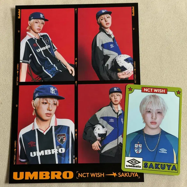 [BUNJANG] NCT WISH Umbro Sakuya Photocard + 4-Cut Photo Set / 엔시티위시 엄브로 사쿠야 포카+네컷사진 NCT WISH Umbro