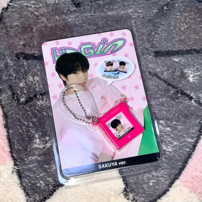 [BUNJANG] NCT WISH Sakuya Game Pack Keyring (Login Concert MD) - Sealed / 미개봉 엔시티위시 사쿠야 게임팩 키링 로그인 콘서트 엠디 캐릭터 증명사진