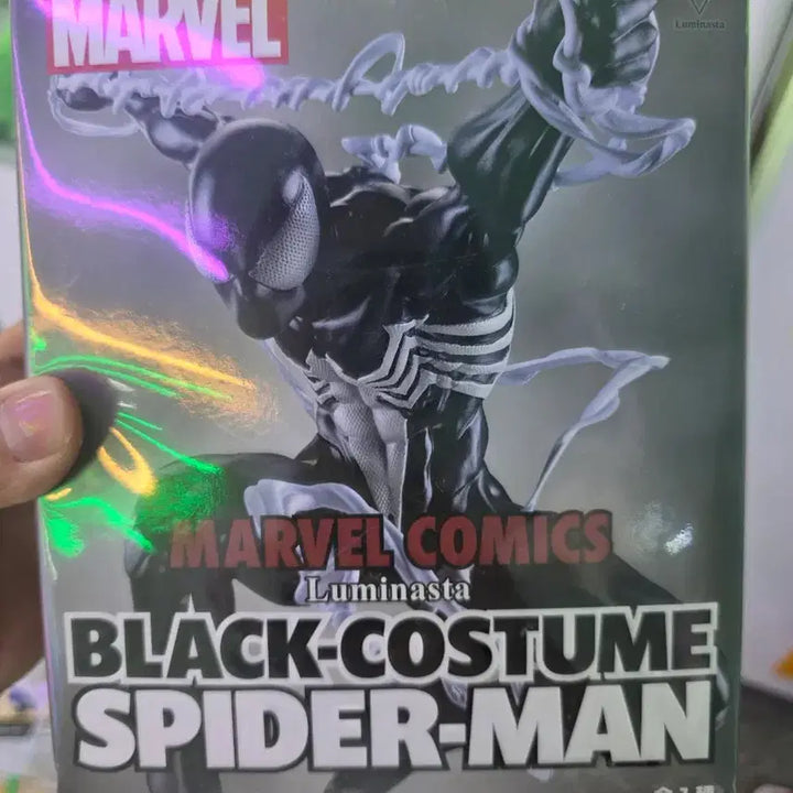 [BUNJANG] Sega Luminasta Black Costume Spider-Man Figure / 세가 루미나스타 블랙코스툼 스파이더맨 팝니다