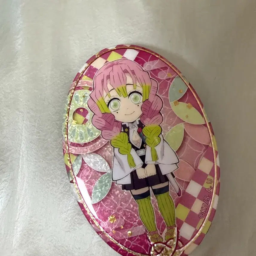 [BUNJANG] Demon Slayer Mitsuri Kanroji Can Badge / 귀멸의 칼날 미츠리 캔뱃지