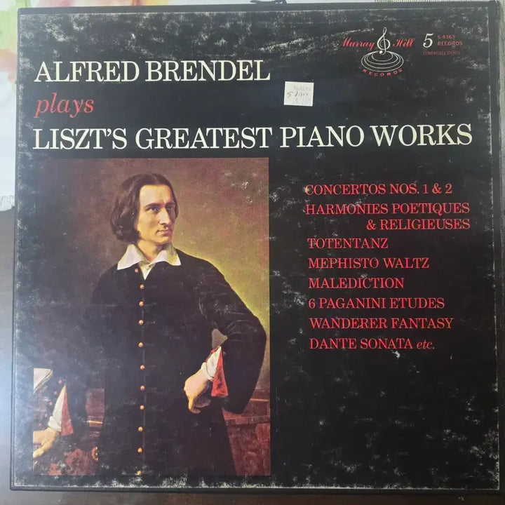 [BUNJANG] Alfred Brendel Plays Liszt Piano Works 5LP Box Set US / 알프레드 브렌델 연주_리스트 피아노 작품_5LP BOX US