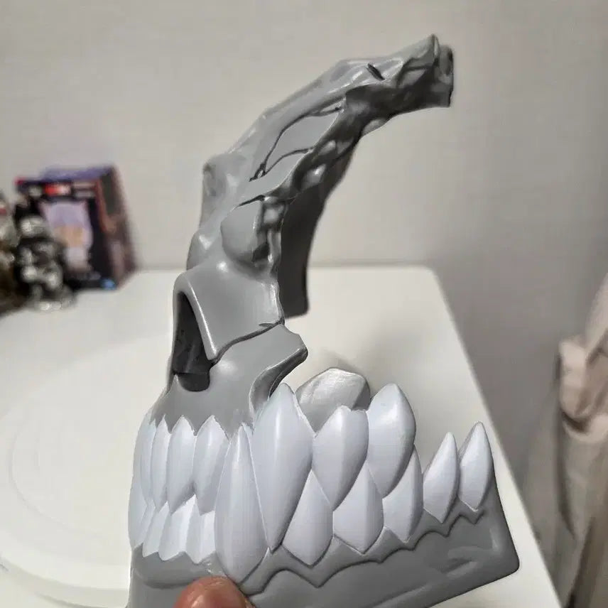 [BUNJANG] Kaiju No. 8 Monster 8 Mask Cosplay Half Mask / 해골 마스크 코스프레 하프 마스크(노박스)
