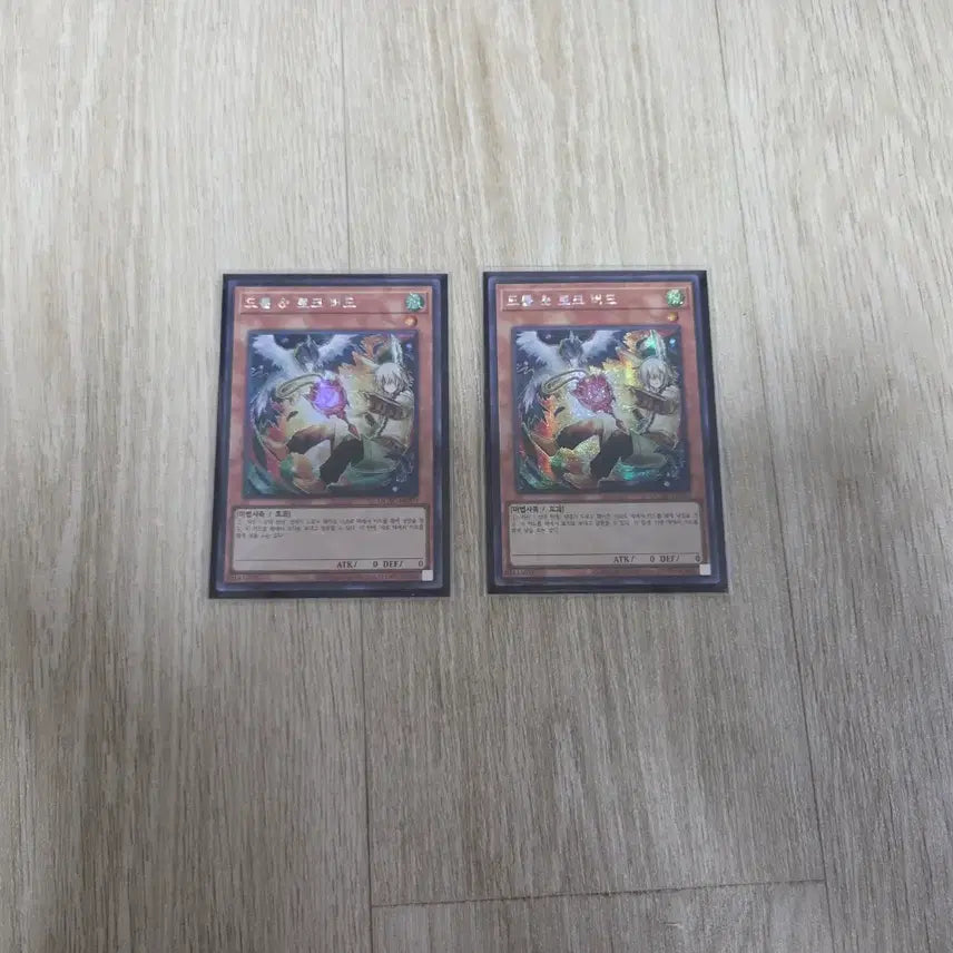 [BUNJANG] Yu-Gi-Oh! Droll &amp; Lock Bird (New Type) - 2 Cards / 유희왕 드롤 로크 버드 신일 시크 2장
