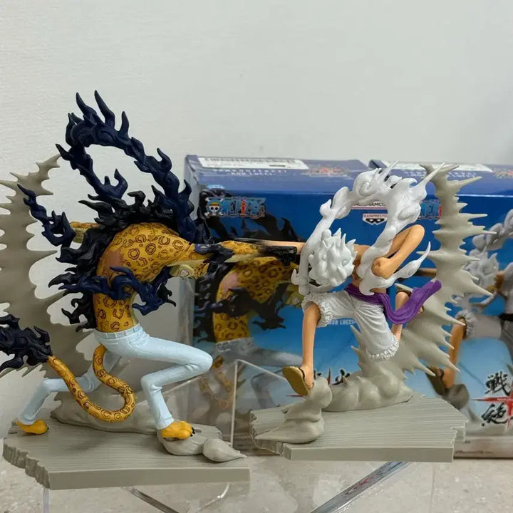[BUNJANG] Banpresto One Piece Luffy vs. Rob Lucci Figure Set / 원피스 루피 vs 로브루치 반프레스토 피규어