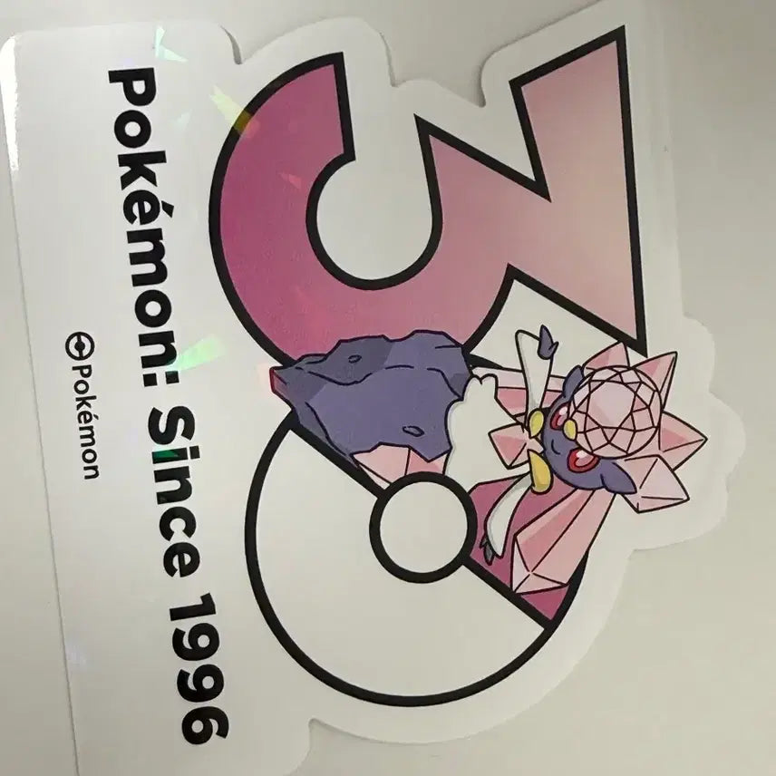 [BUNJANG] Pokemon 30th Anniversary Diancie Sticker / 포켓몬 30주년 기념 스티커 디안시