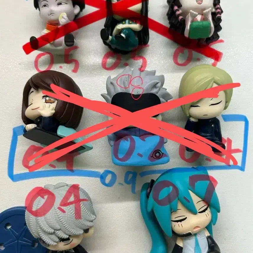[BUNJANG] Hunter x Hunter, Jujutsu Kaisen, Miku, Kaiju No. 8 Figures Bundle / 헌터헌터(조르딕가문,키르아없음), 주술회전, 미쿠, 괴수8호